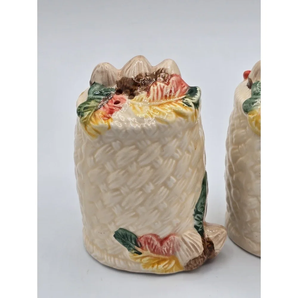 Vintage Long Rich Autumn / Fall / Thanksgiving‎ Salt and Pepper Shakers